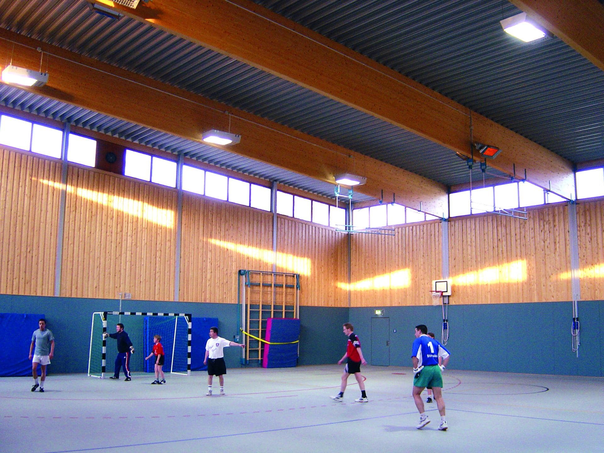 Chauffage hall sportif